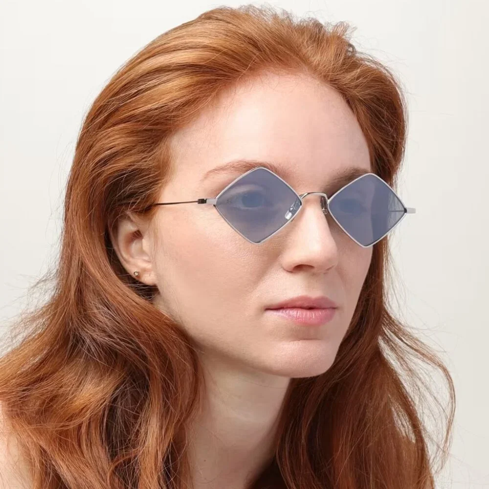 Saint Laurent Men Sunglasses Silver Flash SL302LISA 010 NEW AUTHENTIC - Picture 9 of 12